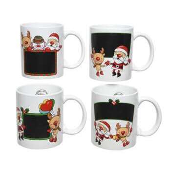 Mug céramique tableau noir, 4 modèles possibles