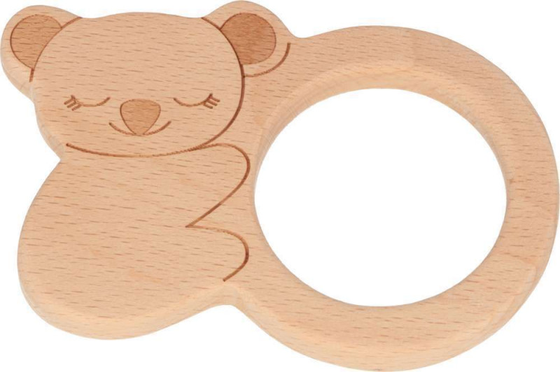 Anneau de dentition en bois - koala - 100 x 70 mm