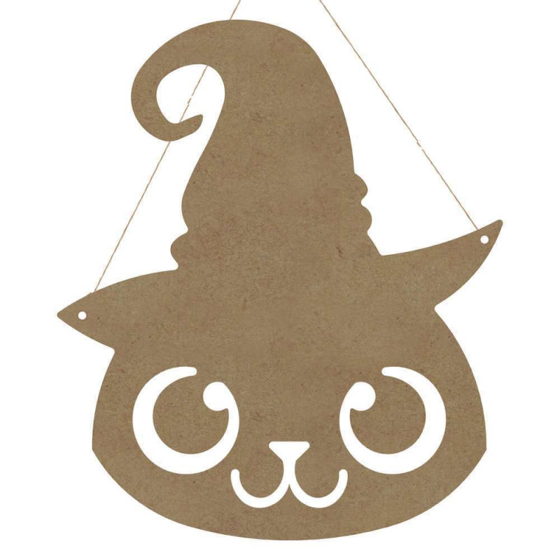 Chapeau chat hall 28cm avec corde pour suspendre -