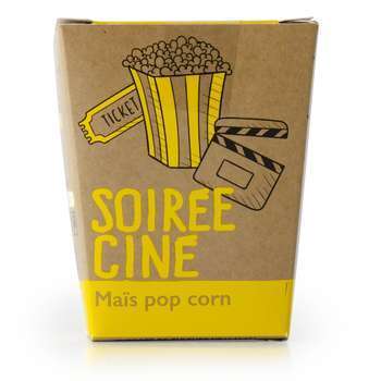 Kit Soirée ciné graines de maïs pop-corn