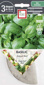 Graines Basilic Grand Vert disque 0,158g