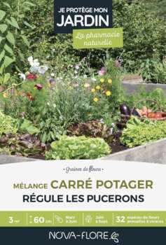 Prairies fleuries : carré potager j'attire les aux