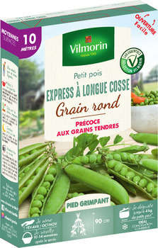 Graines de pois à Rame à Grain Rond'Express à Long