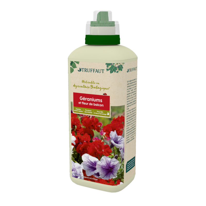 Engrais liquide Truffaut géraniums et fleurs de ba