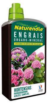 Engrais hortensias, rhodo, azal: flacon de 1L