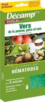Nématodes contre le carpocapse de la pomme, poire