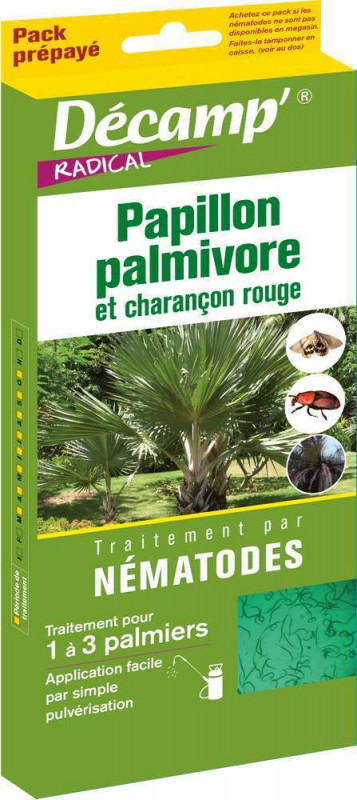 Nématodes contre papillon palmivore,charançon