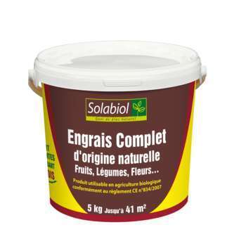 Engrais complet dorigine naturelle Solabio 5 kg S