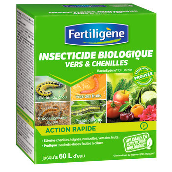 Insecticide bio 'Fertiligène' : vers/chenille