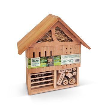 Hôtel à insectes, en bois Douglas: Moyen châlet L4