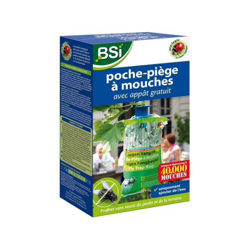 Piège à mouches en forme de poche