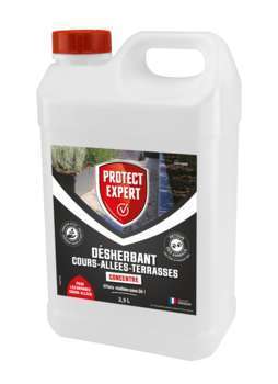Désherbant grandes cours allées concentré 2,5 l PE
