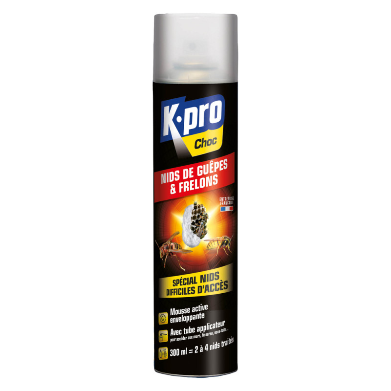 Aérosol mousse active enveloppante nids de guêpes