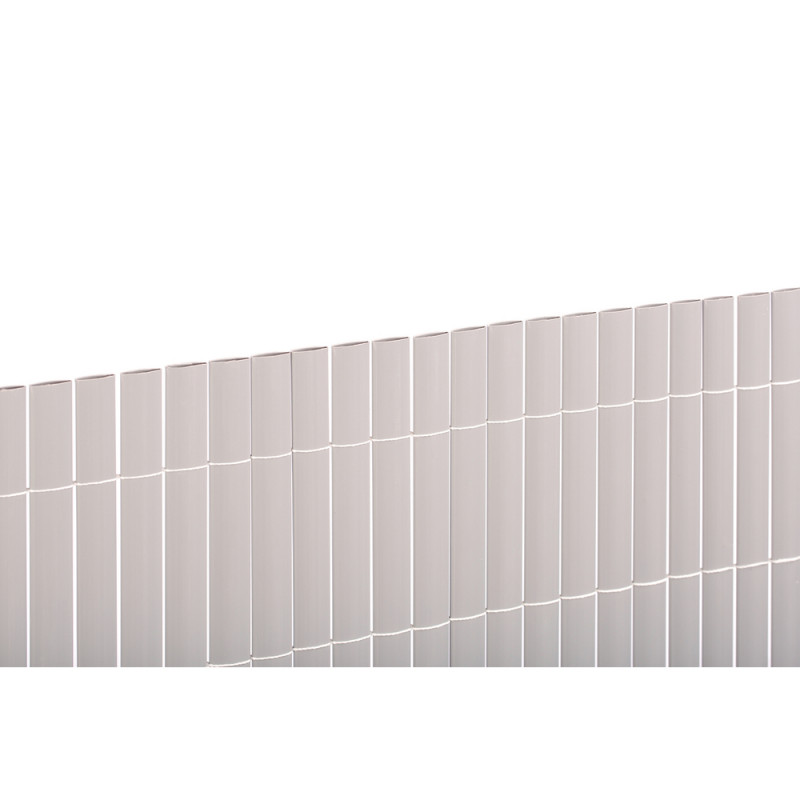 Canisse PVC Recycane, double face, coloris blanc -
