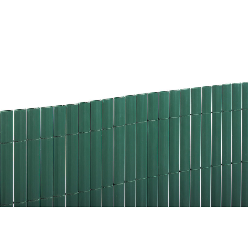 Canisse PVC Recycane, double face, coloris vert -