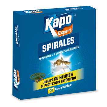 Spirales anti-moustiques Boite de 10 spirales 2 su