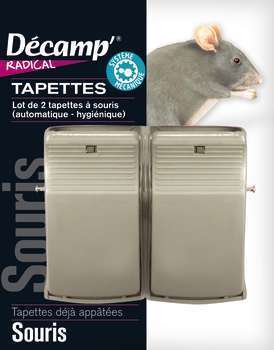 Tapettes à souris automatiques pré-appâtées (x2)