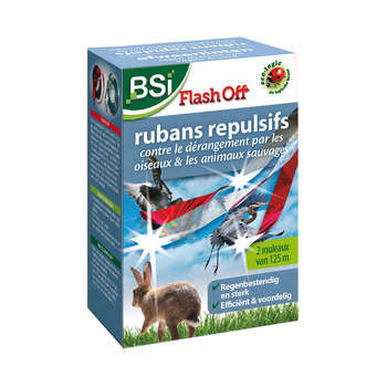 Flash off chasse-oiseaux : rubans répulsifs