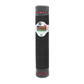Canisse en osier LOP, anthracite - l. 300 x H. 150