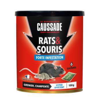 Anti-nuisible Rats & Souris - céréales forte infes