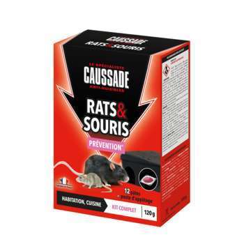 Anti-nuisible rats, souris - Pat'appât prévention+