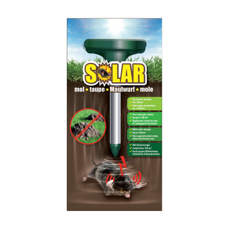 Dispositif anti-taupes à ultrasons Stop Taupes Sol