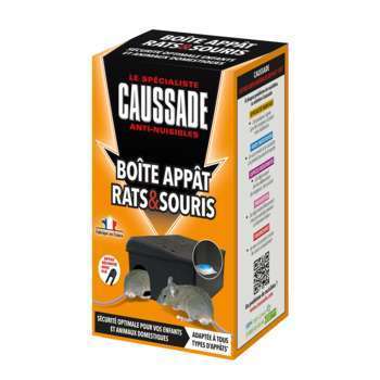 Anti-nuisible Rats & Souris -boîte appât avec clé