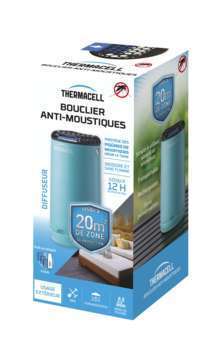 Bouclier anti-moustique 20m² : bleu