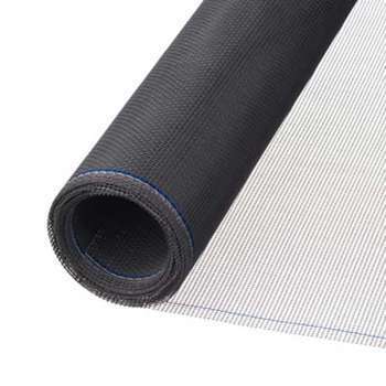 Moustiquaire fibre de verre enduite de PVC gris 1x