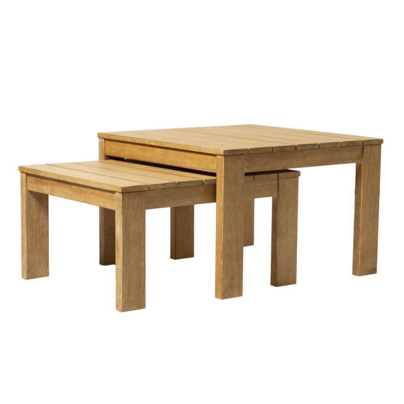 Tables d'extérieur gigognes MAYA en acacia