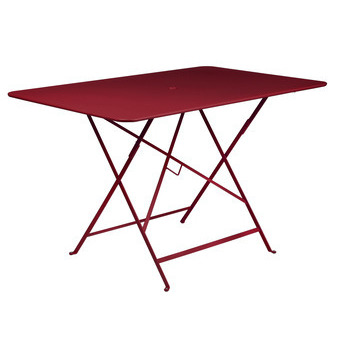 Table Bistro : rouge, L 117 cm