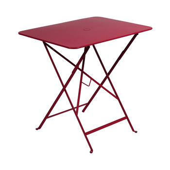 Table Bistro : rouge, L 77 cm