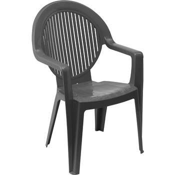Fauteuil Fidji Evolution II en polypropylène anthr