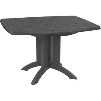 Table de jardin VÉGA grise en polypropylène - 118x