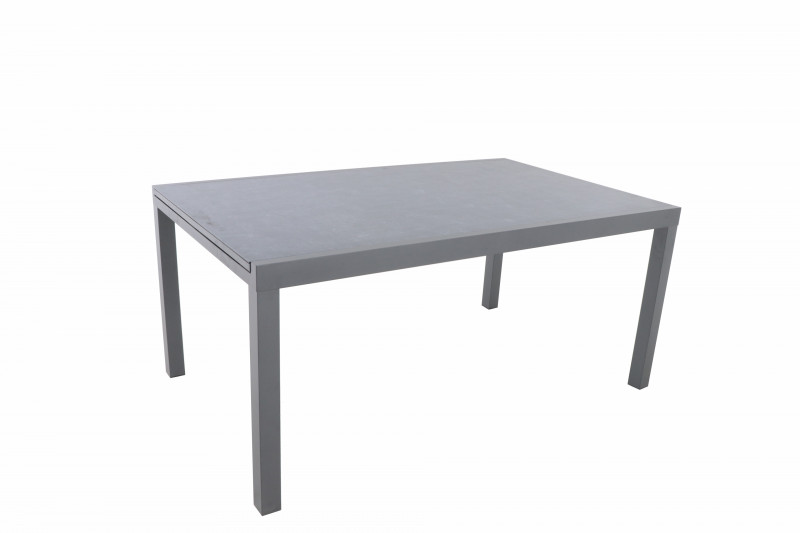 SARI - TABLE EXTENSIBLE - ANTRACITE/EFFET BÉTON