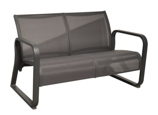 Canapé lounge Quenza II graphite gris<BR>