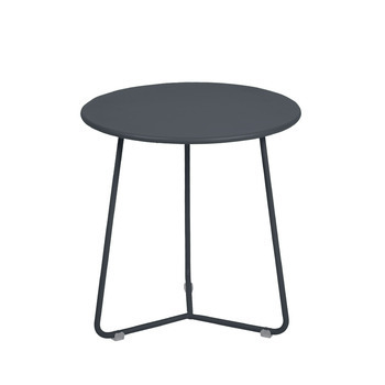 Table d'appoint extérieure COCOTTE grise en acier