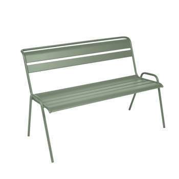 Banc d'extérieur MONCEAU en acier vert cactus - 11