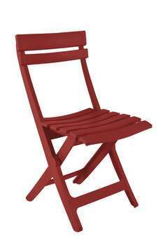 Chaise miami pliante Rouge bossa nova