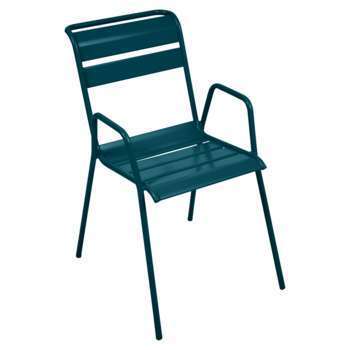 Fauteuil de jardin Bridge MONCEAU bleu acapulco ac