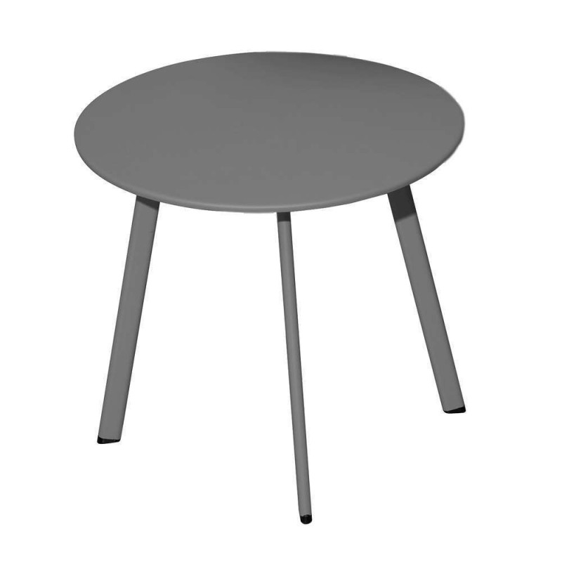 Table d'appoint Massai graphite Ø50 cm