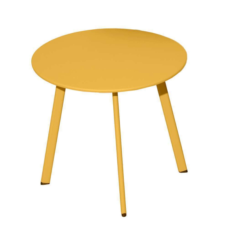 Table d'appoint Massai miel Ø50 cm