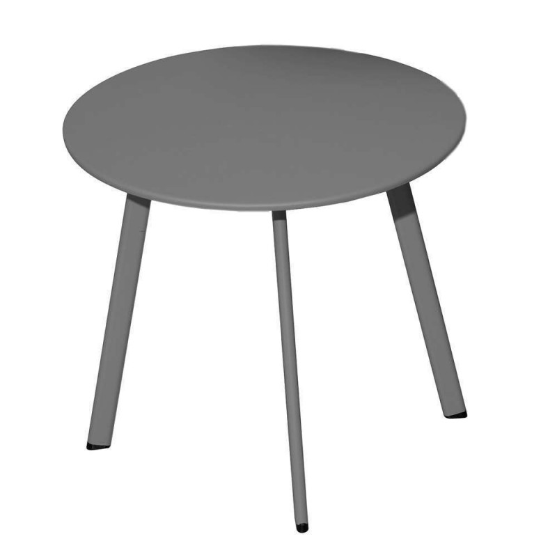 Table basse Massai graphite D 45cm