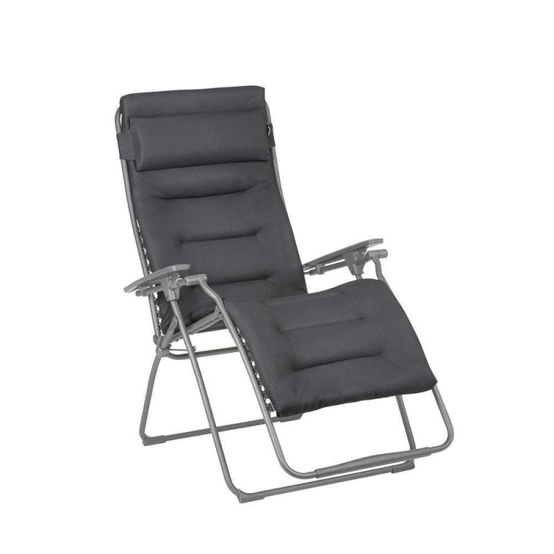 Transat de jardin Futura XL Be Comfort gris foncé