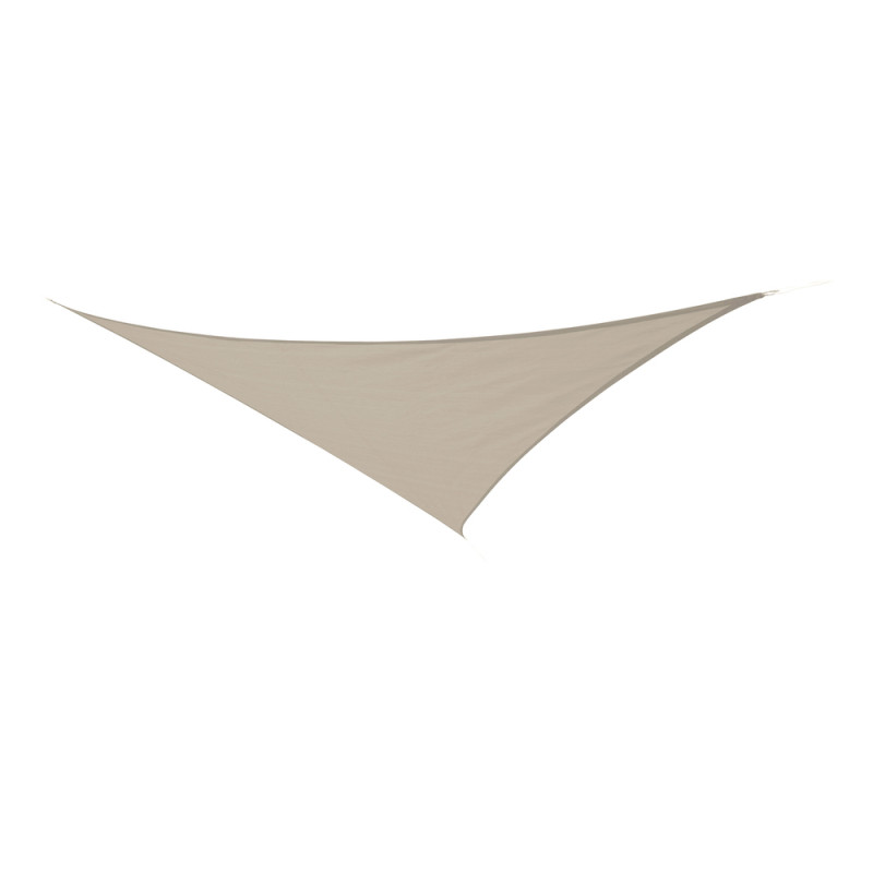 Voile d'ombrage austral triangulaire coloris sable