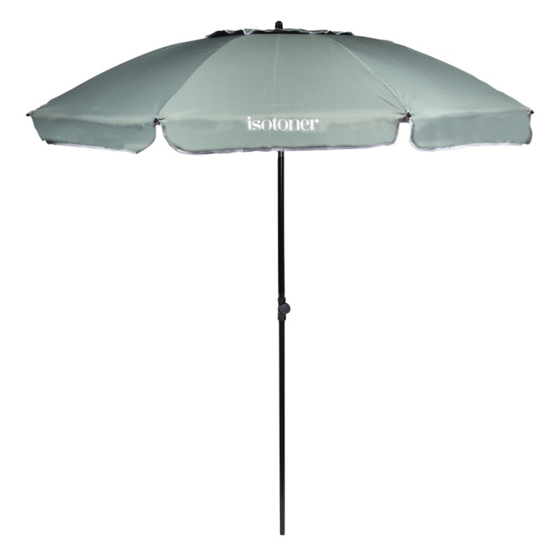 Parasol de plage inclinable, coloris kaki - D. 160