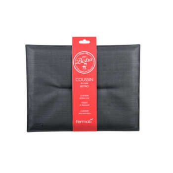 Coussin outdoor BISTRO en TTE carbone - 38x28 cm