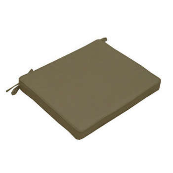 Galette de chaise Monte Carlo en polyester taupe -