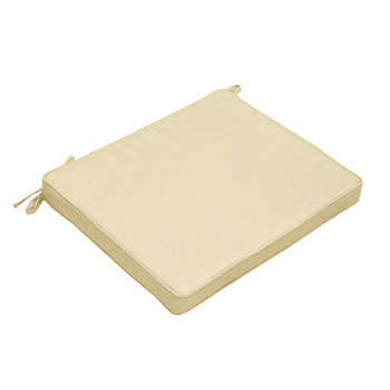 Galette de chaise Monte Carlo en polyester ivoire