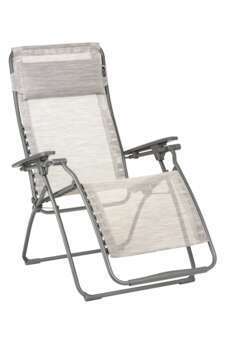 Fauteuil relax FUTURA Velio Néo acier et toile bei